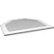Ekena Millwork Octagonal Top Surface Mount PVC Gable Vent w/ 3-1/2"W x 1"P Standard Frame, 36"W x 30"H GVPOT36X3001SN - alternate 5